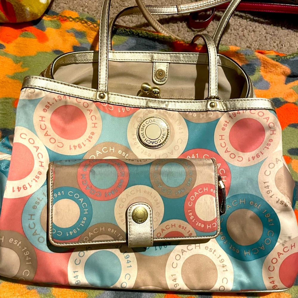 Coach Tote Bag and Wallet